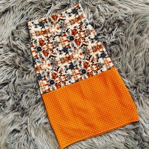 Lularoe NWOT Pencil Pull-ON Skirt w/ beautiful pattern+color:SizeSMALL-(SKT008)